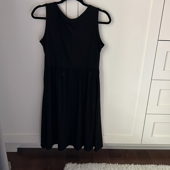 Black Midi Summer Dress, Size M - Picture 2 of 6
